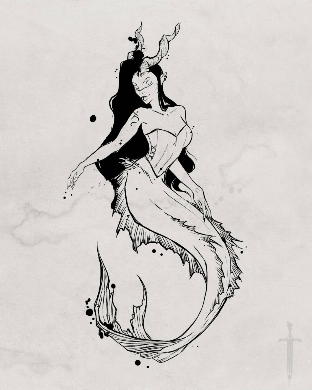 Zodiac sign tattoo design