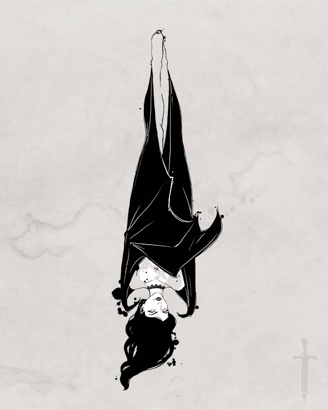 Vampire tattoo design
