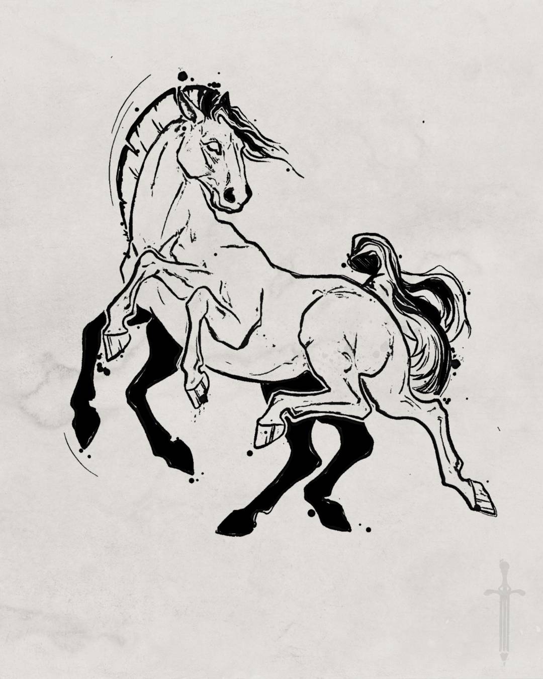 Sleipnir tattoo design