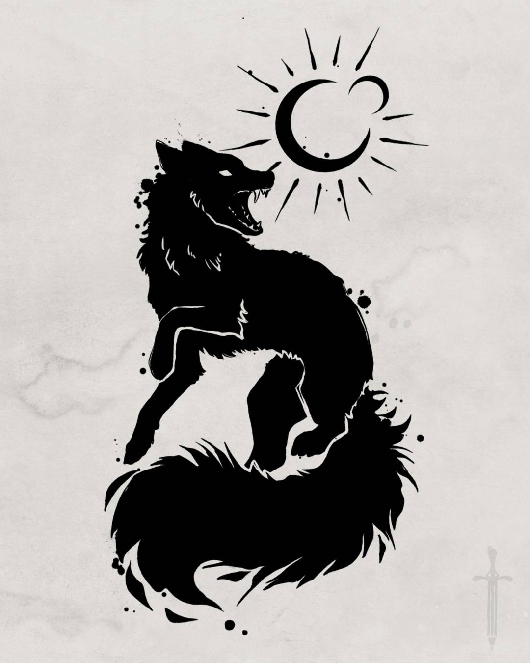 Fenrir tattoo design