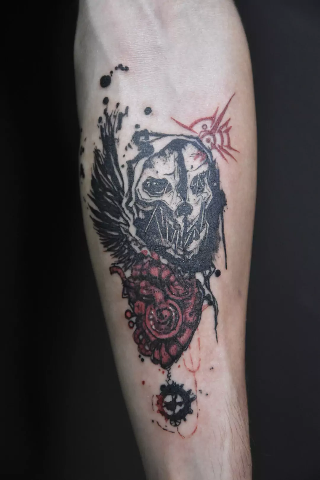 Dishonored trashpolka tattoo