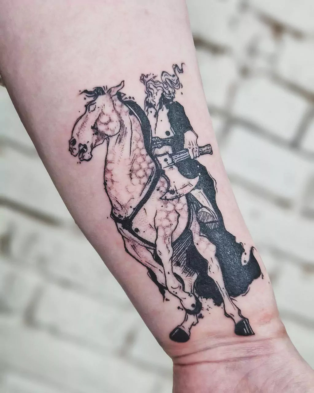 headless rider tattoo