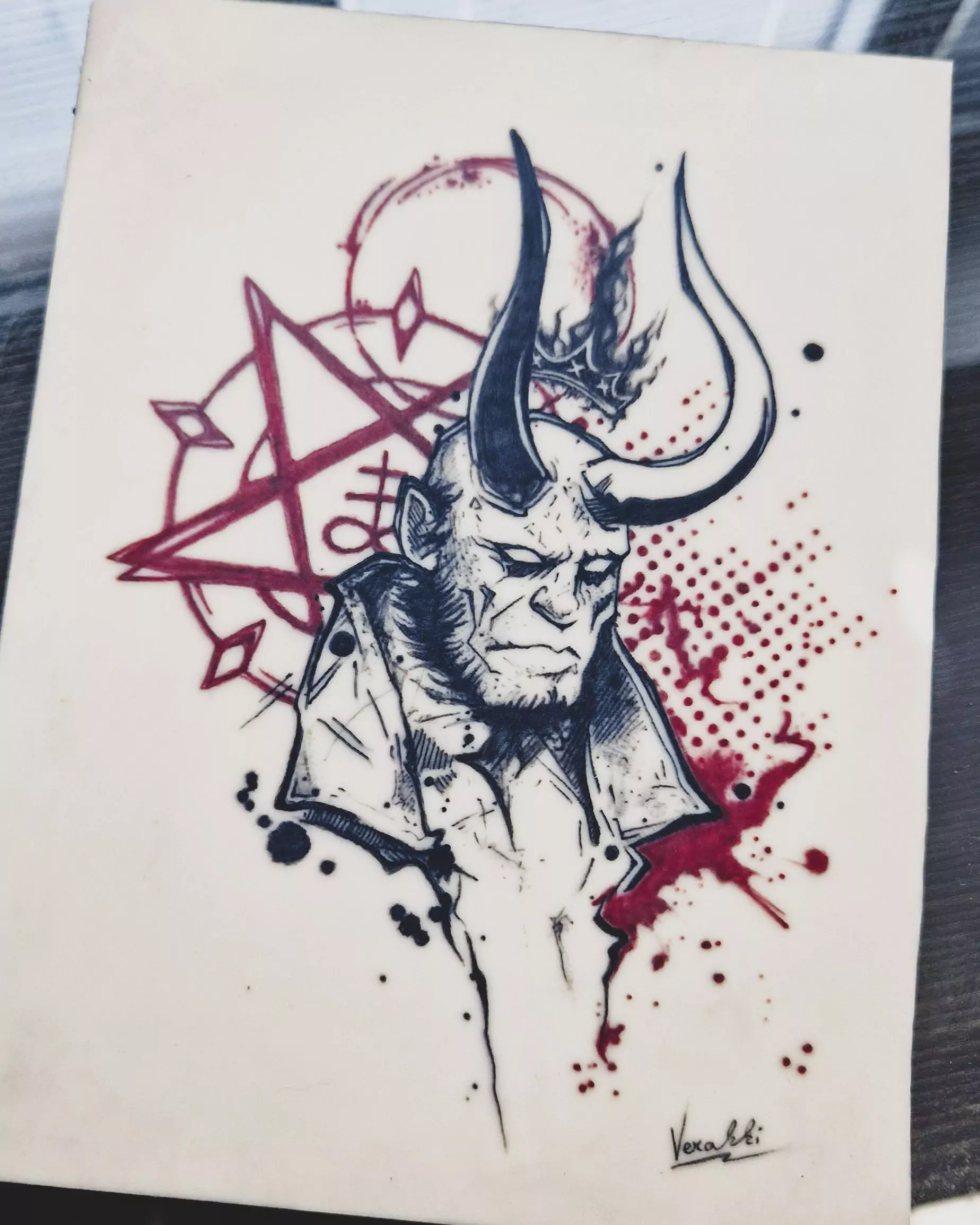 hellboy tattoo