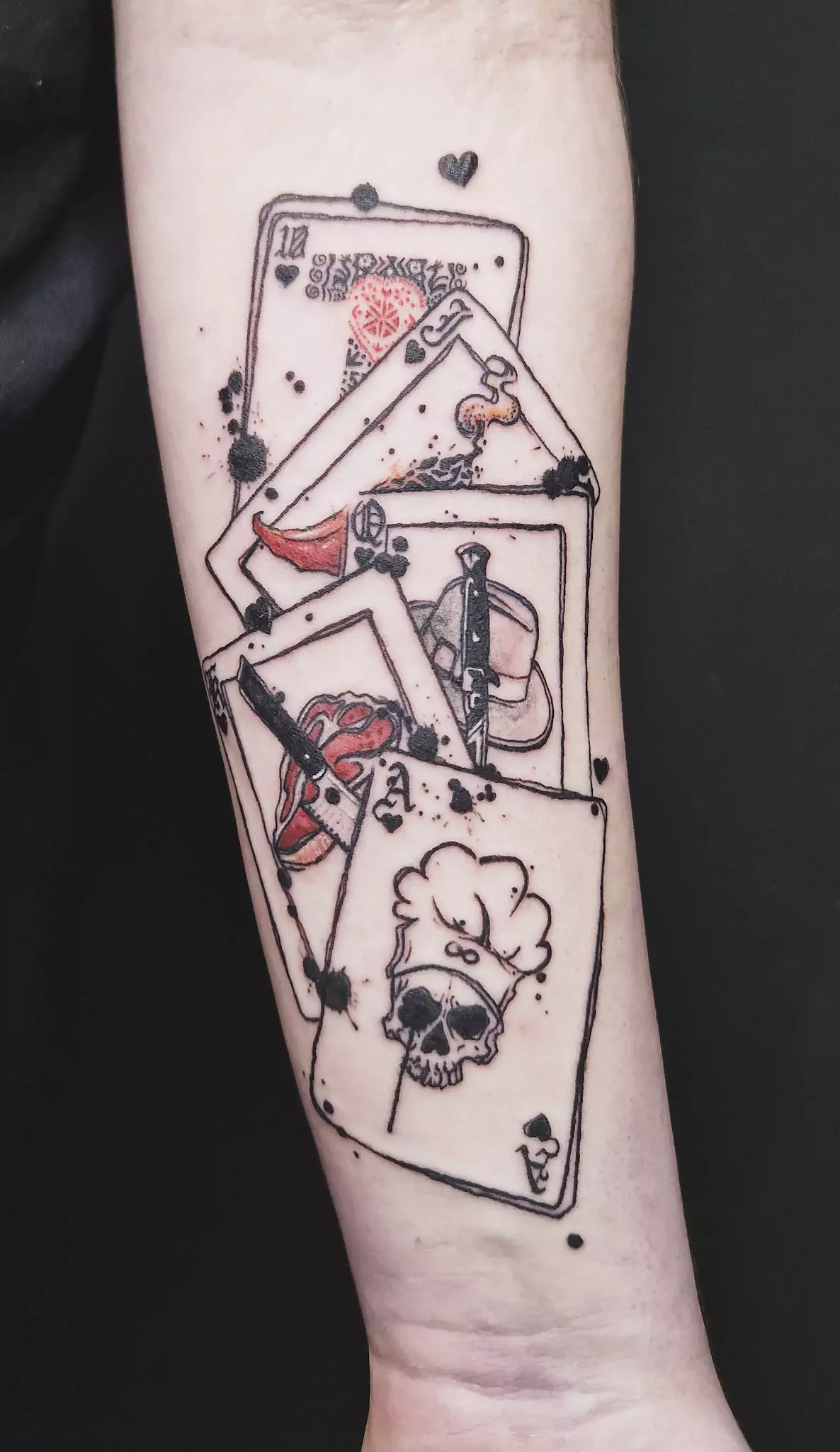 kitchen magician cards tattoo