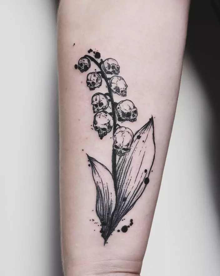 Lilly of the valley tattoo
