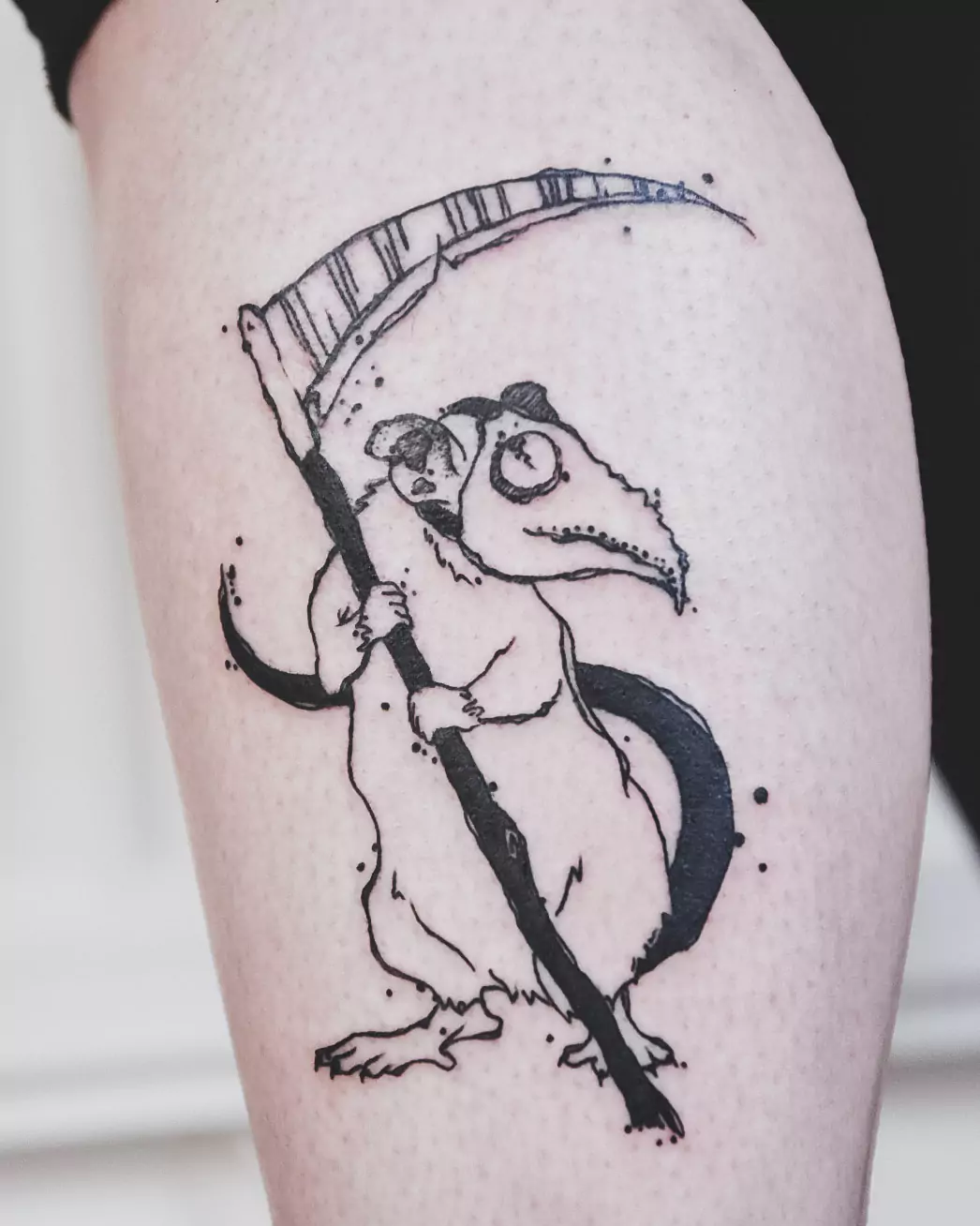 plague rat tattoo