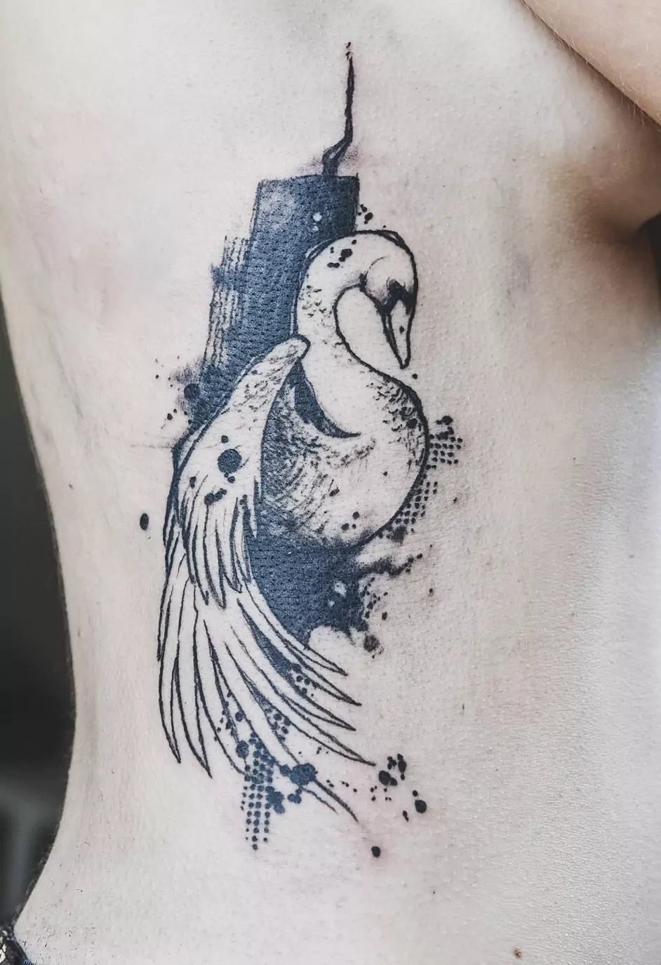 swan tattoo