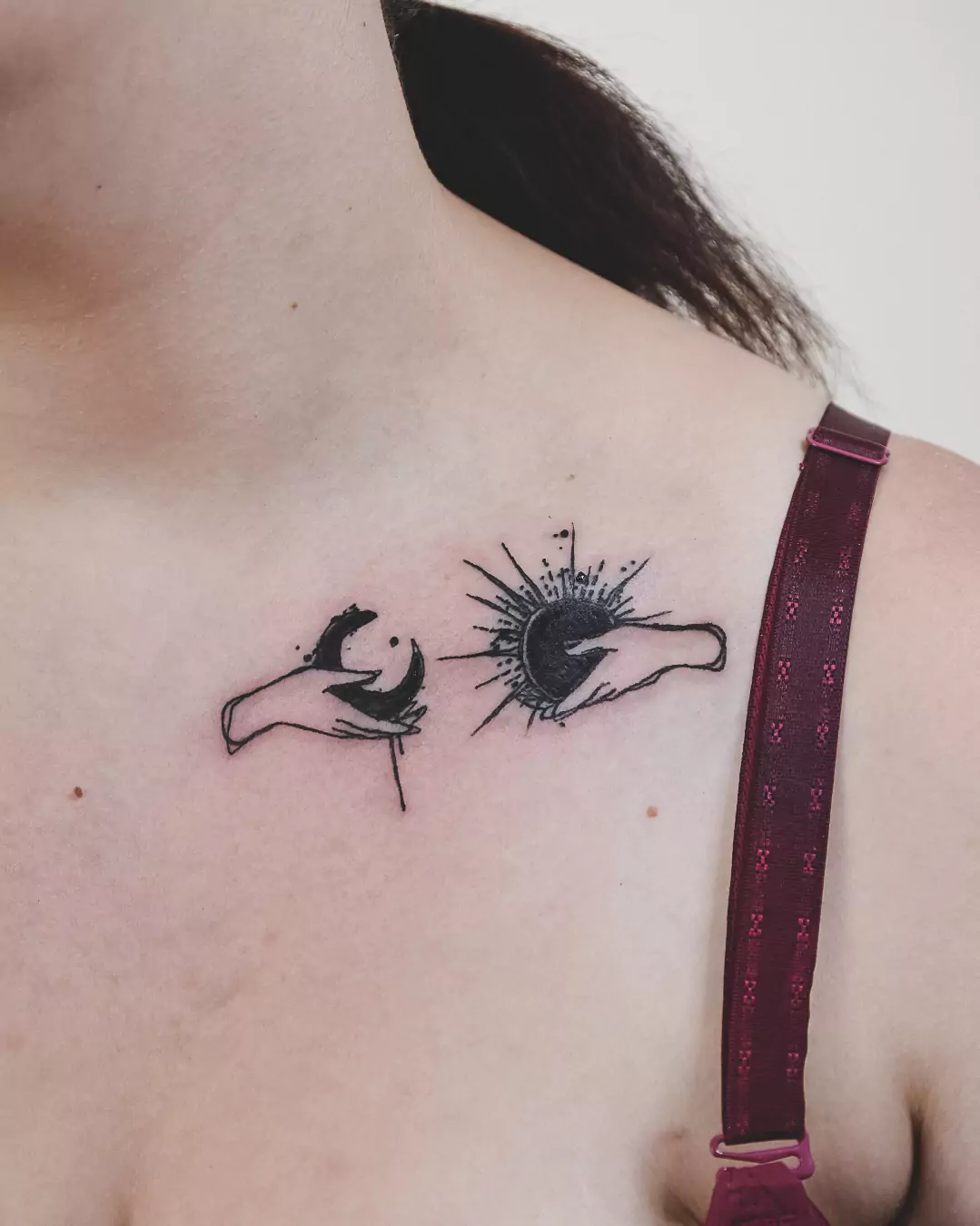 the Sun and the Moon tattoo